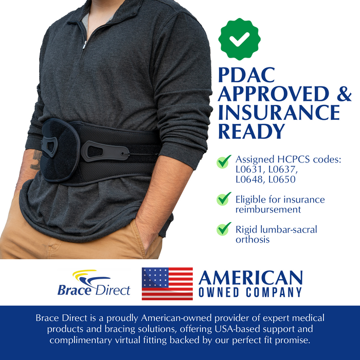 Brace Align Vertebralign Lso Back Brace For Lower Back Pain And Sciatica Relief - L0631 L0637 L0650 L0648