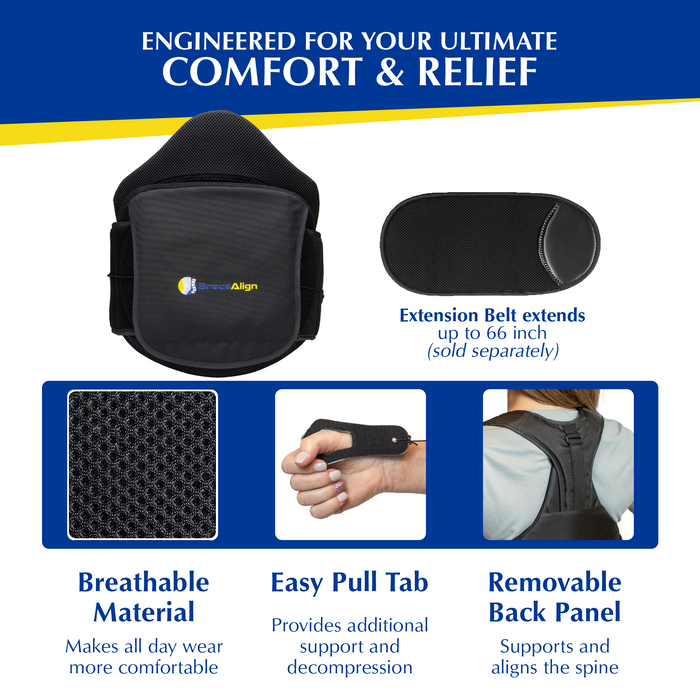 Brace Align Vertebralign Lso Back Brace For Lower Back Pain And Sciatica Relief - L0631 L0637 L0650 L0648