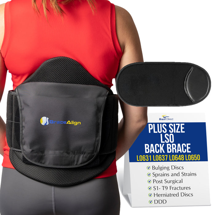Brace Align Vertebralign Lso Back Brace For Lower Back Pain And Sciatica Relief - L0631 L0637 L0650 L0648