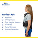 Plus Size TLSO Thoracic Full Back Brace with Anterior Thoracic Extension – Pain Relief for Compression Fractures, Osteoporosis & Post-Surgical Recovery by Brace Align – PDAC L0456/L0457 – With Plus Size Extension (Fits Waist up to 66 in)