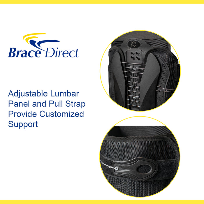 Brace Direct Contoured LSO Brace with Adjustable Lumbar Support
