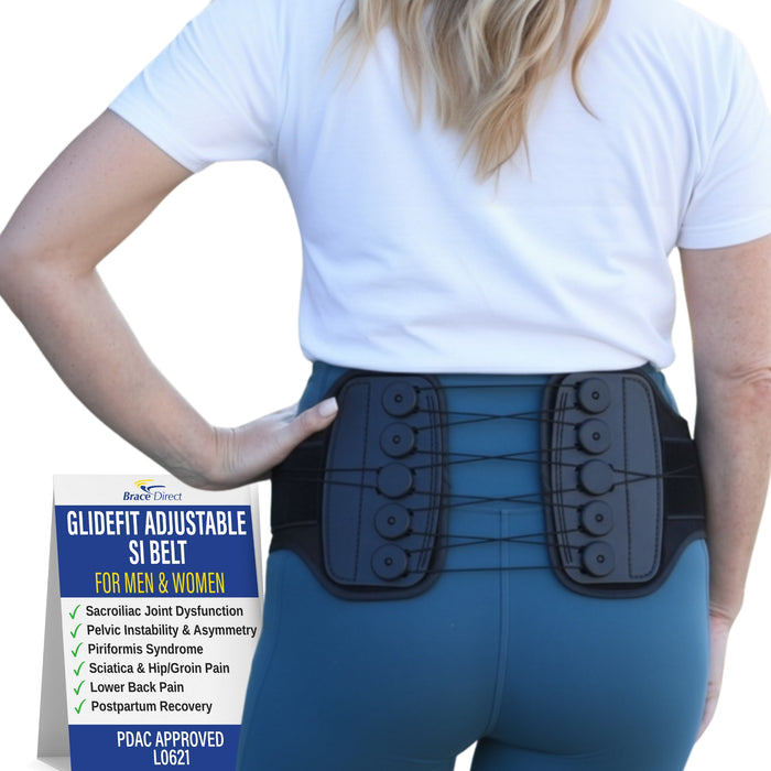 Brace Align GlideFit SI Belt – Sacroiliac Support for Hip, Pelvic & Low Back Pain L0621
