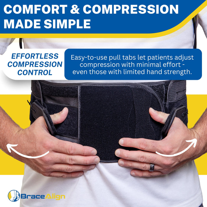 Brace Align ComfortCore TLSO Back Brace - Thoracic Lumbar Spine Support PDAC APPROVED FOR L0456, L0457