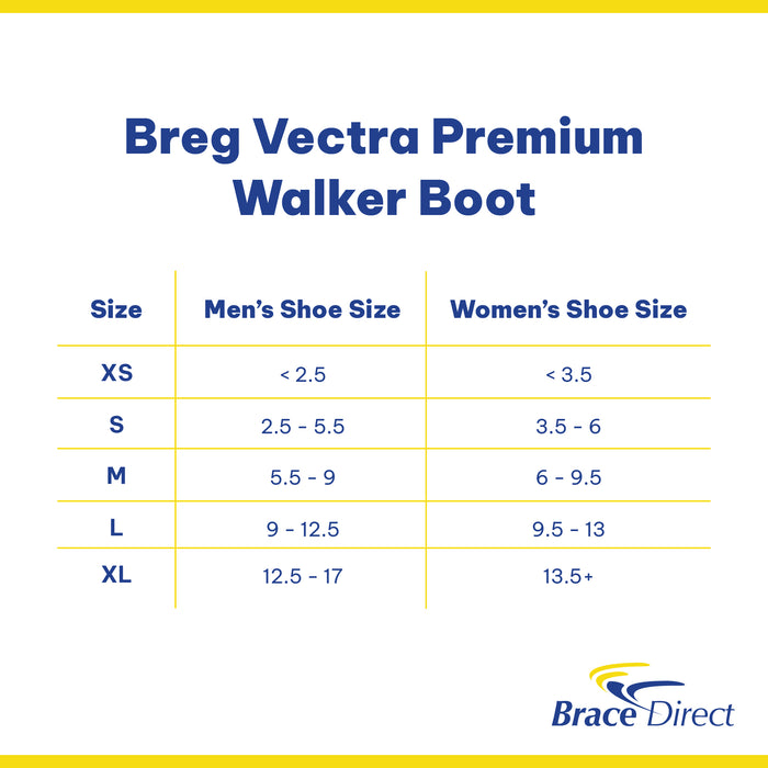 Breg Walker Vectra Premium Tall Boot L4387OTS or L4386CF - Enhanced Support and Comfort