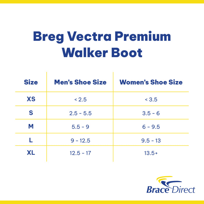 Breg Vectra Premium Short Walker Boot L4387, L4386 - Advanced Ankle & Foot Support