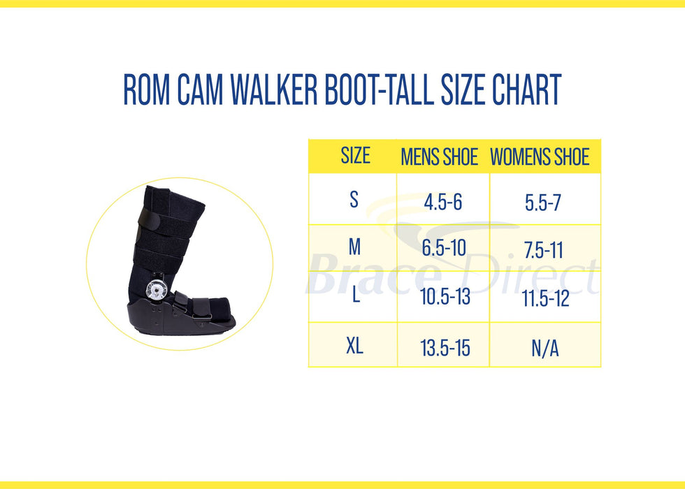 Brace Direct ROM CAM Walker-Tall
