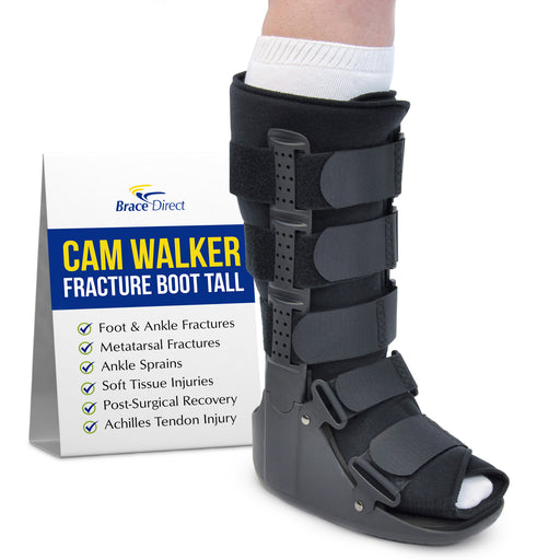 Brace Direct Cam Walker Fracture Boot Tall - Support For Foot And Ankle Injuries