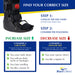 Brace Align Air Cam Walker Fracture Boot Short L4360/L4361 - Support For Foot And Ankle Injuries