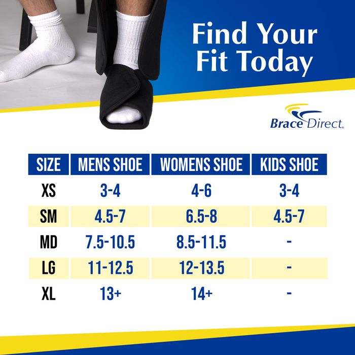 Brace Direct Air Cam Fracture Boot Tall - Comfortable Walking Boot For Foot And Ankle Injuries