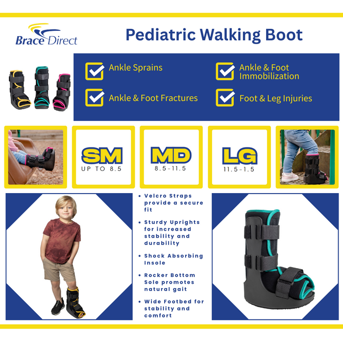 Best Kids Walking Boot | Brace Direct Pediatric Walker Fracture Boot | BraceDirect.com