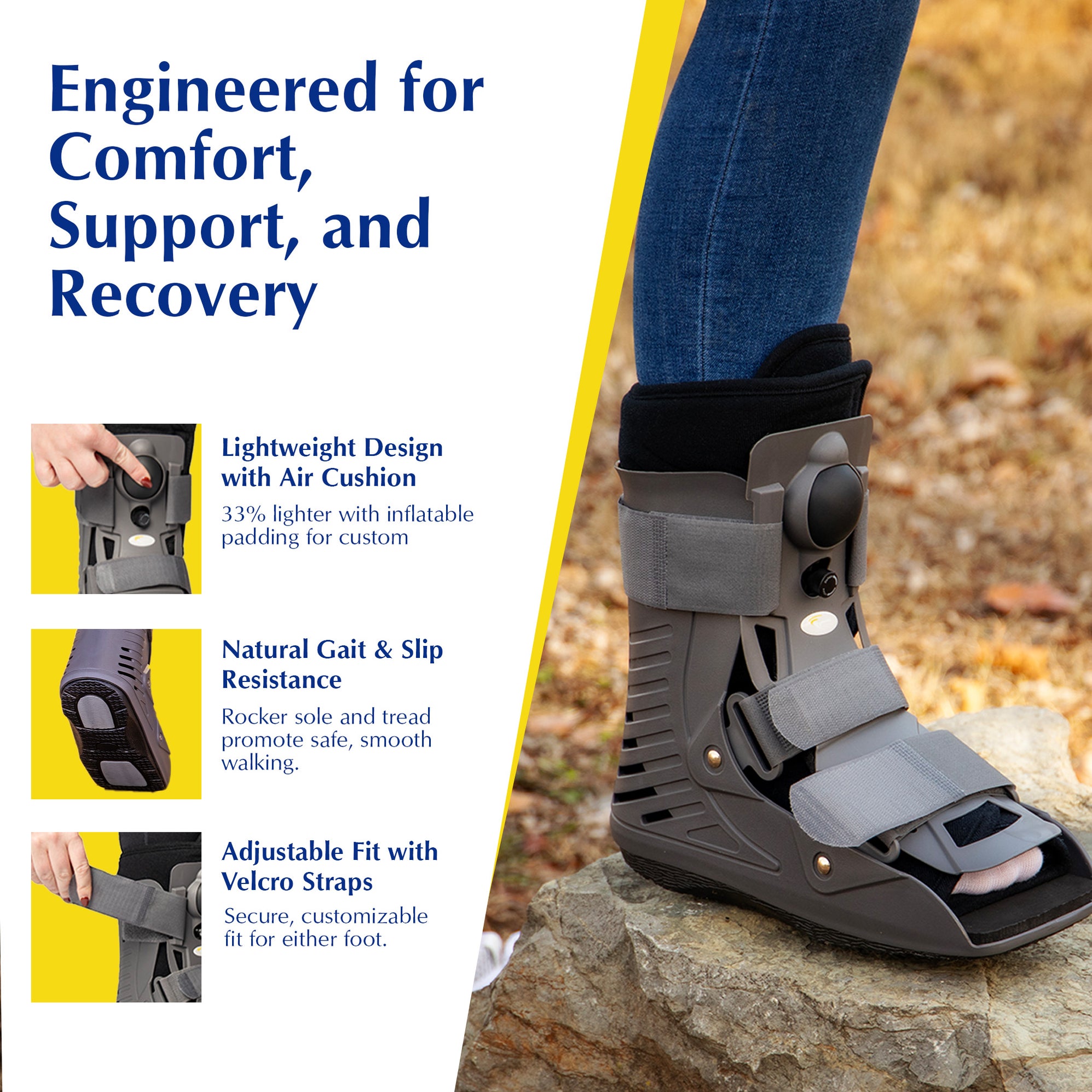 Best Lightweight Walker Boot | Brace Align Ultra Light Air Short Full ...
