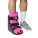 Brace Direct Women's Short Air Walker Boot - Pink Lined Medical Walking Boot for Women