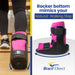 Brace Direct Women'S Short Air Walker Boot - Pink Lined Medical Walking Boot For Women