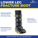 Breg Vectra Pro Tall Walker Boot for Ankle Sprains, Foot Fractures, and Post-Op Recovery L4387, L4386