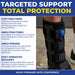 Brace Direct Air Cam Fracture Boot Tall: Adjustable Walking Boot for Foot and Ankle Injury Recovery L4361