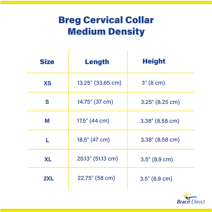 Breg Cervical Collar Medium Density - Comfortable Cervical Spine Support