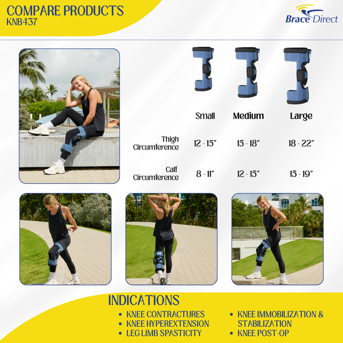 DynaPro Hyperextension Flex Knee – Static-Dynamic Orthotic for Hyperextension & Extensor Contractures