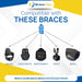 Brace Direct Back Brace Hot/Cold Therapy Pack – Small, Oval & Large – Compatible with Brace Direct & Brace Align Braces