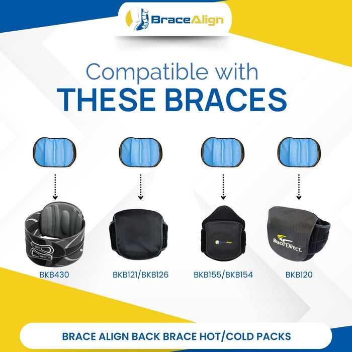Brace Direct Back Brace Hot or Cold Therapy Pack – Compatible with Brace Direct & Brace Align Braces