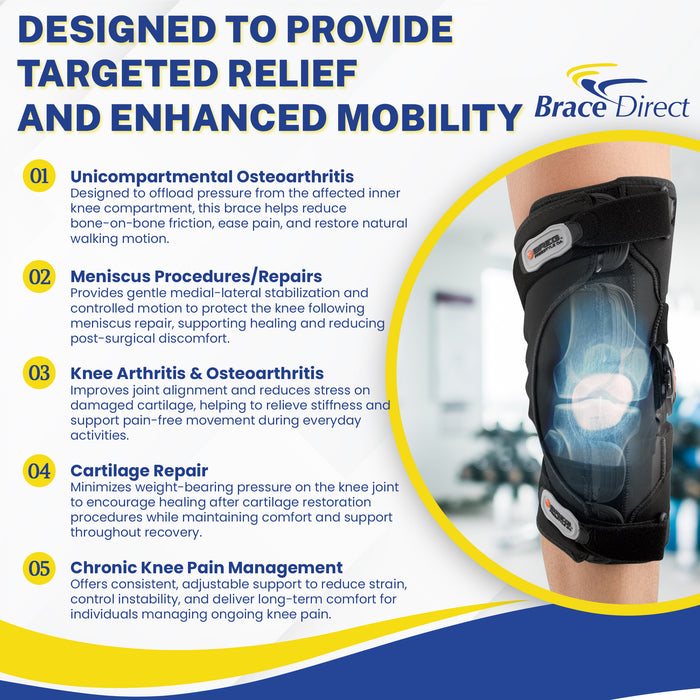 Breg Freestyle Arthritis Knee Brace | OA Unloader Support Brace (L1851/L1843)