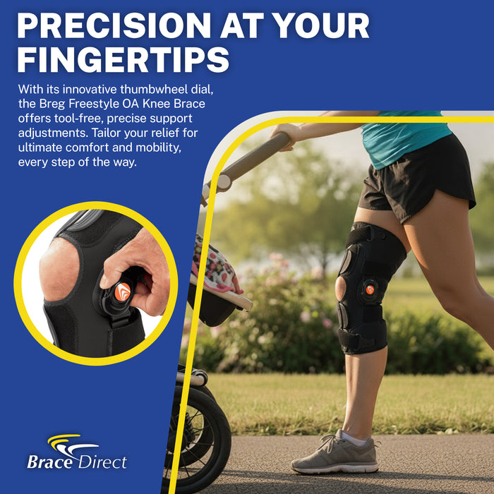 Breg Freestyle Arthritis Knee Brace | OA Unloader Support Brace (L1851/L1843)
