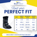 CAM Walker Fracture Boot Short - Lightweight Walking Boot for Foot & Ankle Injuries, Sprains & Stress Fractures - Doctor-Recommended - by Brace Direct