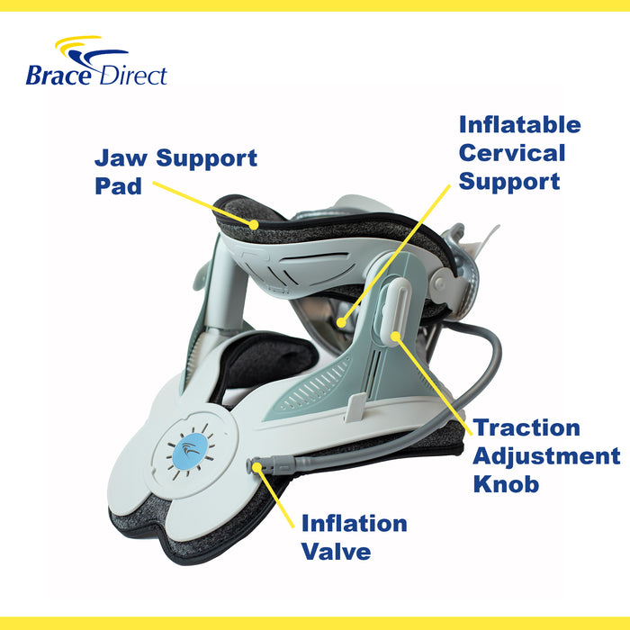 Brace Direct Cervical Air Traction Collar with Touch Screen Electric Air Pump