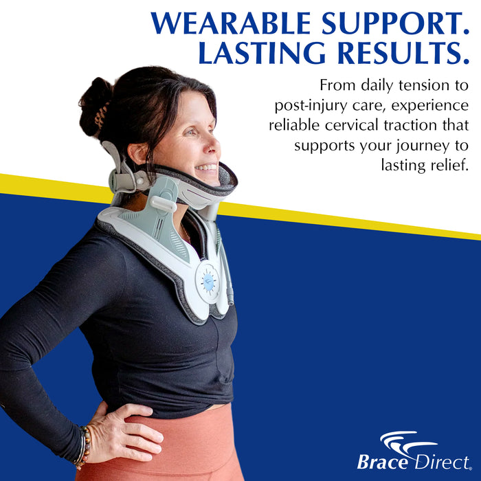 Brace Direct Cervical Air Traction Collar with Touch Screen Electric Air Pump