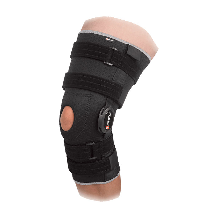 Breg Crossover Front Closure Short, 3D Neoprene Brace L1833/L1832 - Versatile Support for Knee Stability and Recovery