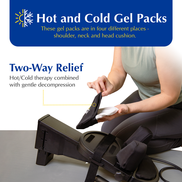 Brace Direct Home Cervical Traction Device – Portable Neck Traction Machine for Spinal Decompression, Posture Pump, Chiropractic Decompression, Spondylosis Treatment, PDAC E0849 Approved