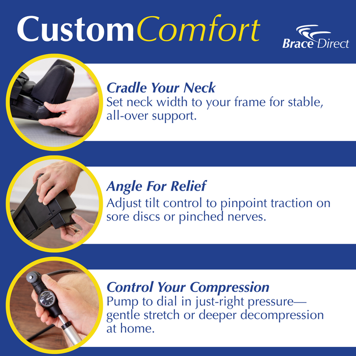TheraHab Cervical  Neck Traction Unit E0849 - Fast, Effective Neck Pain Relief