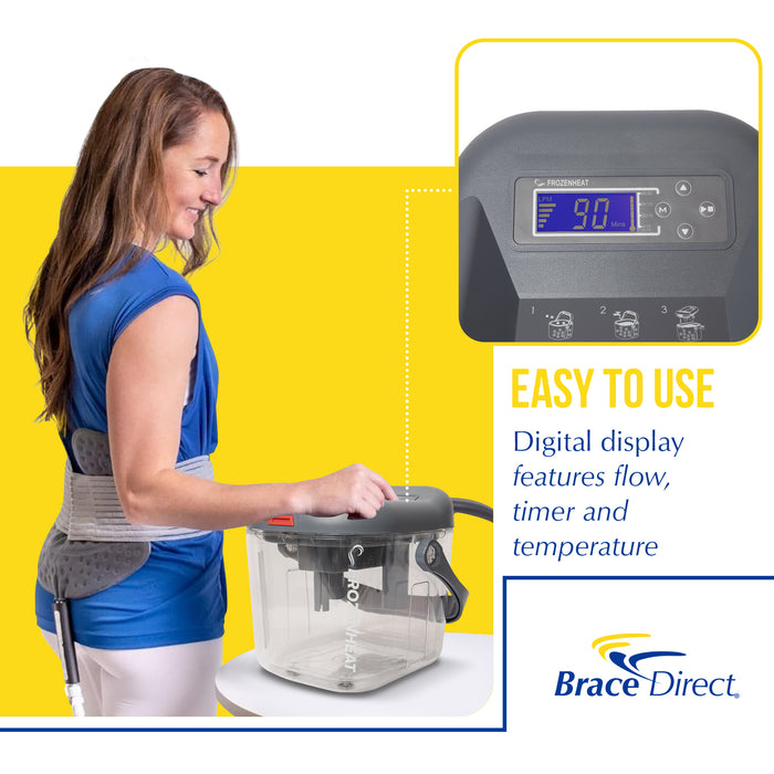 Brace Direct Digital Frozen Heat Therapy Unit - Hot & Cold Therapy Machine for Post-Workout & Injury Recovery