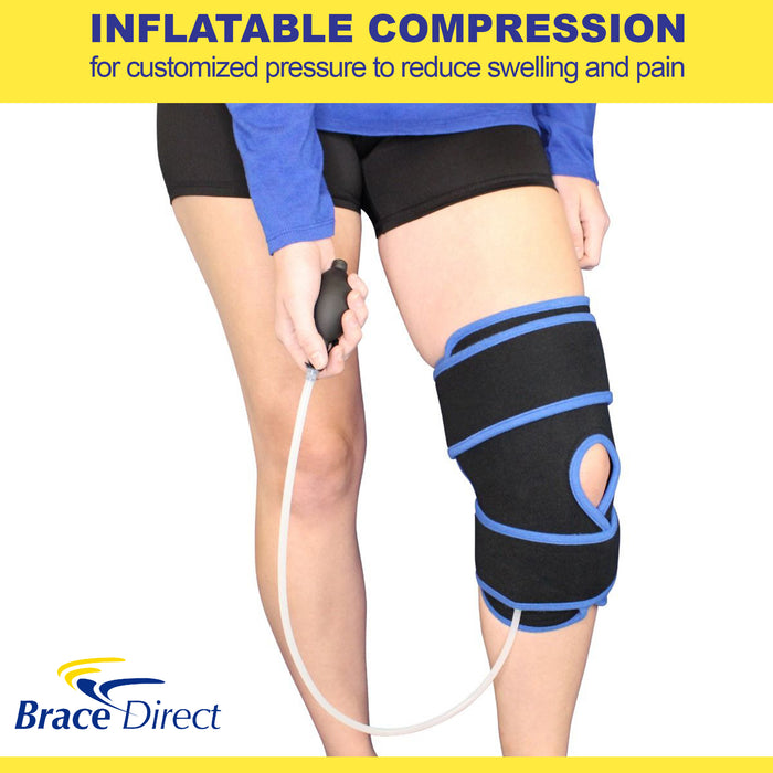 Brace Direct Knee Ice Pack Wrap with Compression