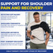 Brace Direct CoolForce Shoulder Ice Pack Wrap for Rotator Cuff Pain Relief