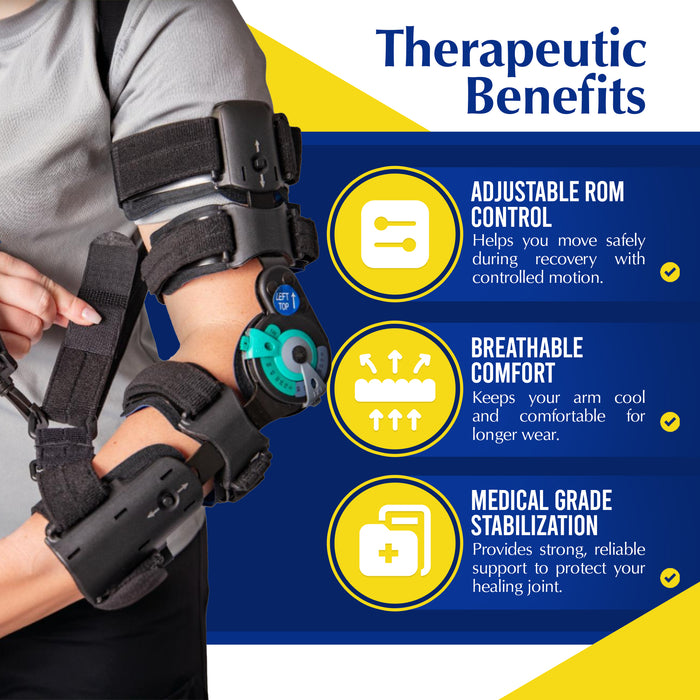 Brace Align Stabilizing ROM Hinged Elbow Brace L3760, L3761 - Post-Op Elbow Support