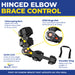 Breg T Scope Elbow Premier Brace - Adjustable Post-Op Support for Elbow Recovery L3760 L3761