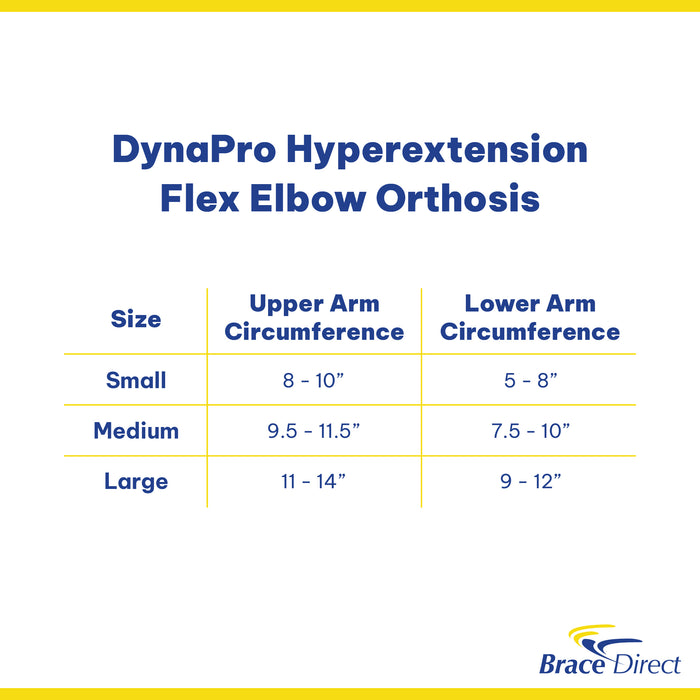 DynaPro Hyperextension Flex Elbow Orthosis L3670, L3761 OCSI by Brace Direct