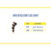 Breg Revolution 3 Advanced Knee Support Brace size chart, by Brace Direct.