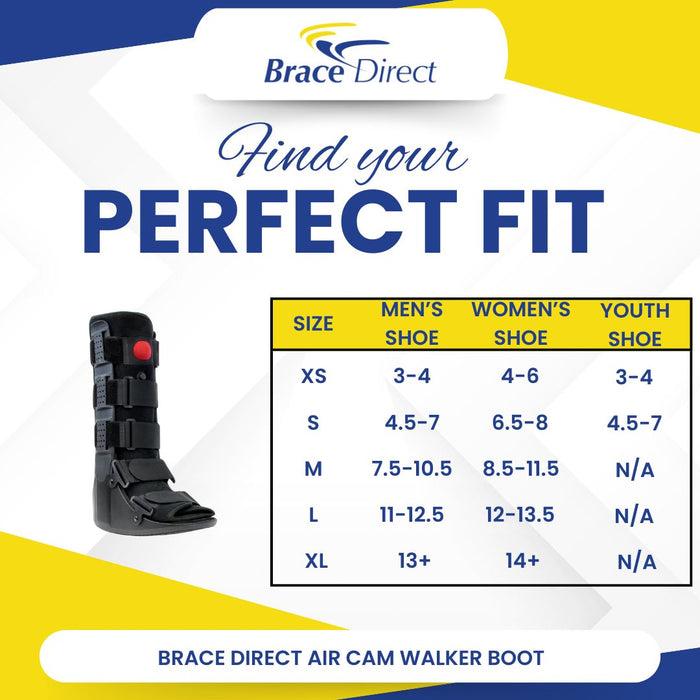 Best Air CAM Walker Boot | Brace Direct Air CAM Fracture Boot Tall | BraceDirect.com