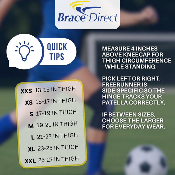 Brace Direct - Breg FreeRunner Knee Brace L1820 - Advanced Patellofemoral Support for Active Lifestyles