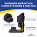 90 Degree Comfort Padded Night Splint - Sleeping Boot for Plantar Fasciitis, Achilles Tendonitis and Heel Pain Relief for Men and Women by Brace Direct (S-L)