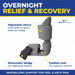 Brace Direct 90-Degree Sleeping Boot for Achilles Tendonitis, Plantar Fasciitis, Heel Spurs & Foot Drop – Night Splint