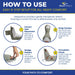 Brace Direct 90 Degree Night Splint - Therapeutic Support for Plantar Fasciitis