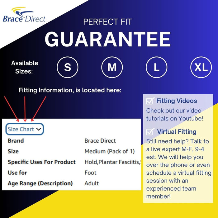 Best Night Splint for Plantar Fasciitis | Brace Direct 90 Degree Night Splint | BraceDirect.com