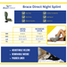 Best Night Splint for Plantar Fasciitis | Brace Direct 90 Degree Night Splint | BraceDirect.com