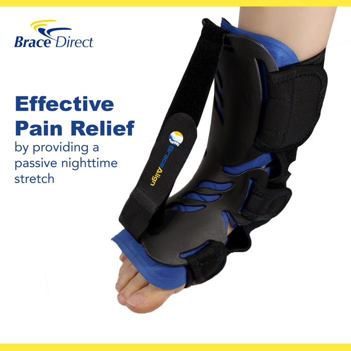 Brace Align Hybrid Night Splint L4396/L4397 - Best Plantar Fasciitis Night Splint for Foot Pain Relief