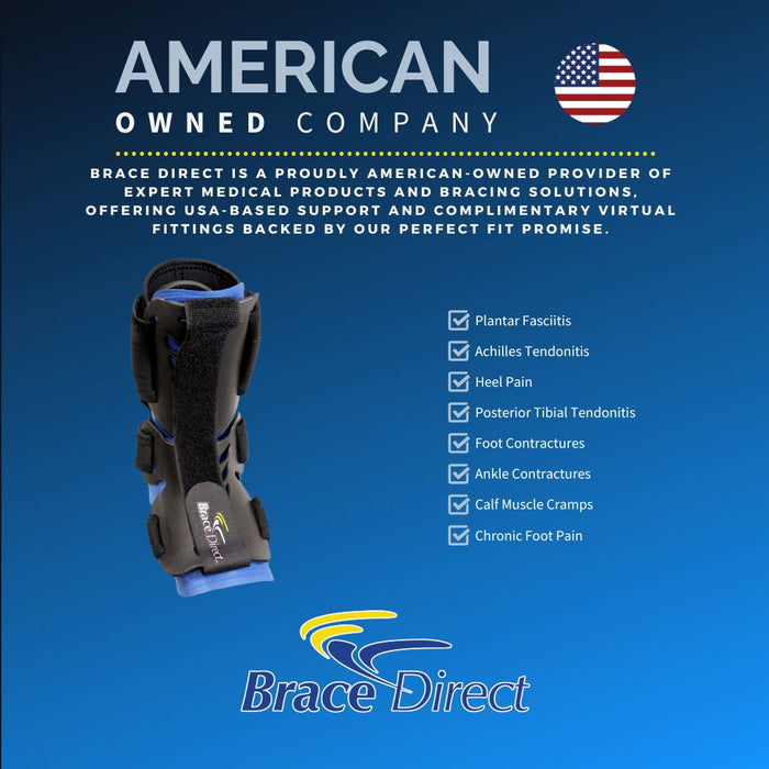Brace Direct Night Splint - Advanced Support for Plantar Fasciitis & Foot Pain