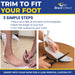 Semi-Rigid Leaf Spring AFO for Foot Drop - Lightweight Posterior Ankle-Foot Orthosis - Trimmable Fit - by Brace Direct