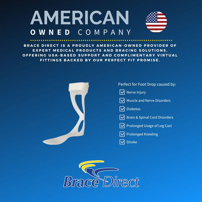 Brace Direct Leaf Spring AFO – Lightweight Support for Foot Drop Recovery