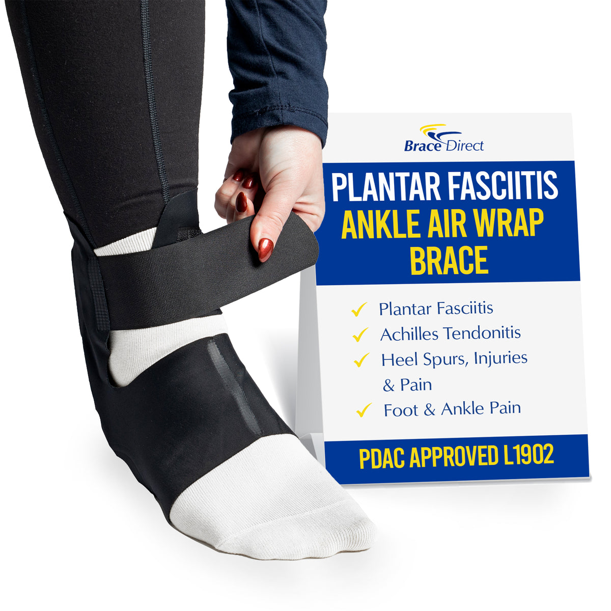 Premium Plantar Fasciitis Brace Brace Align Air Wrap Brace